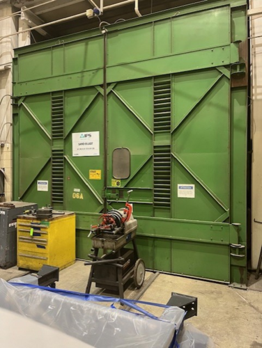 168" width x 300" D x 168" H Empire Sand Blast Booth - Image 1