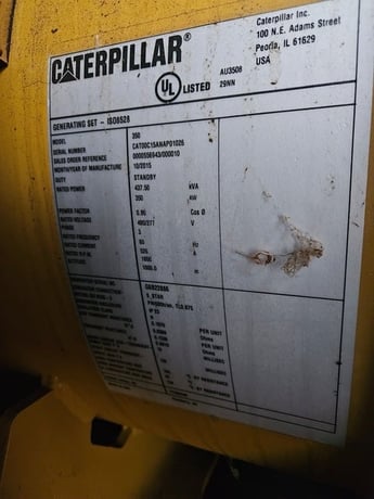 350 kW Caterpillar #C15, Diesel Generator, 480 Volts, sound attenuated enclosure, 2015 - Image 10