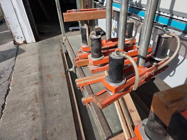 Holz-Her #1516, single bay case clamp, 100" x 50" x 24" - Image 2