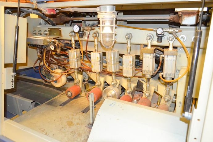 Grecon / Dimter #Opticut-204L, optimizing cutoff system, 1989 - Image 9