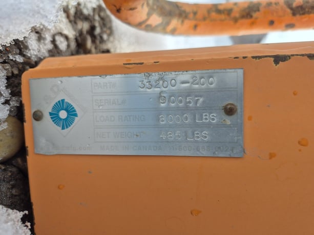 B & D Manufacturing #33200-200, tire changer, 8000 lb. max. - Image 2