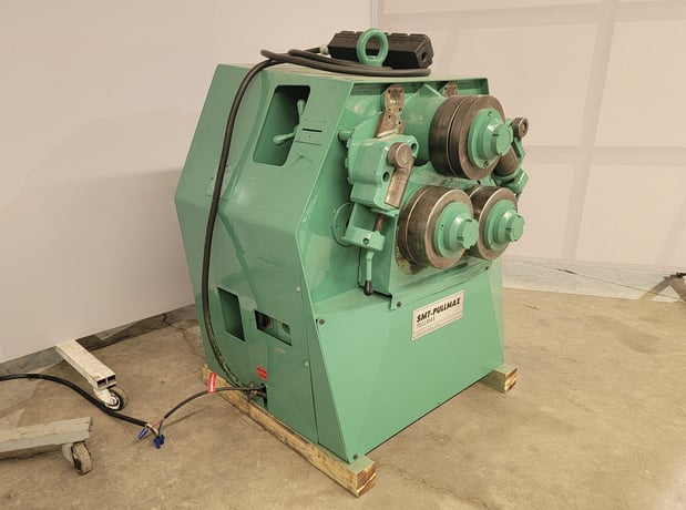 3" x 3" x 3/8" SMT Pullmax, hydraulic angle roll, 9.5" diameter Rolls, 9 HP - Image 1