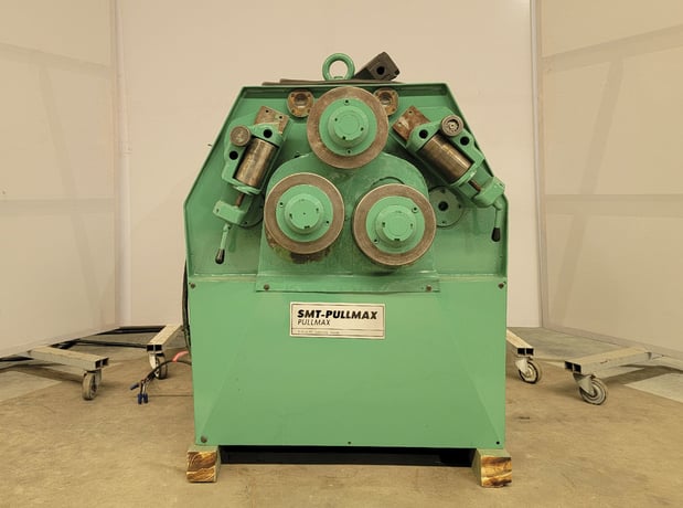 3" x 3" x 3/8" SMT Pullmax, hydraulic angle roll, 9.5" diameter Rolls, 9 HP - Image 3
