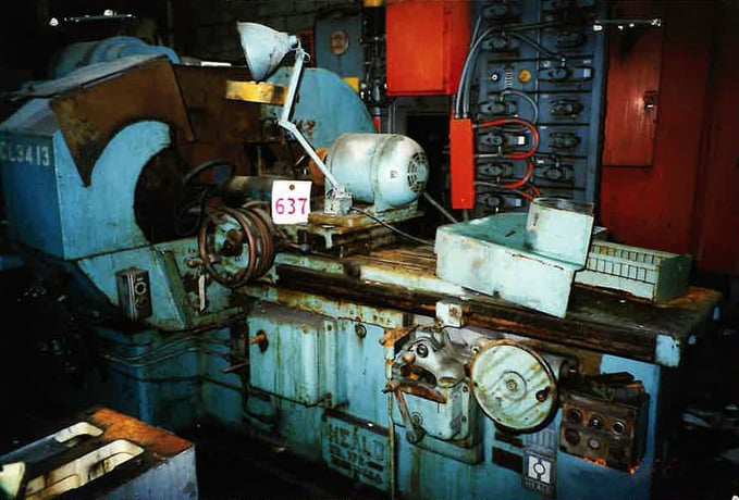 Heald #172, plain adj gap internal grinder, w/36" face Plate, 36" swing, 14" diameter hole, 13" grinding - Image 1