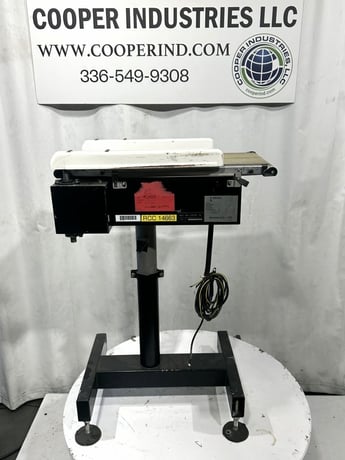 12" wide x 2.4' long, Ishida Heat & Control #RE-W-030-A3/PB, belt conveyor - Image 1