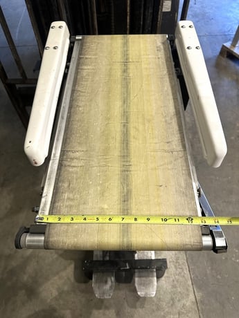 12" wide x 2.4' long, Ishida Heat & Control #RE-W-030-A3/PB, belt conveyor - Image 5