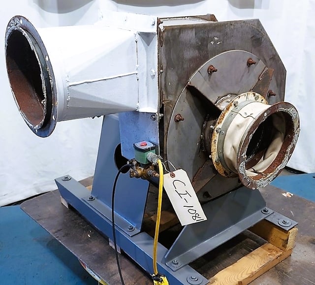 Illinois Blower #9MH, material handling fan, Stainless steel air stream contact parts, 10 HP - Image 3