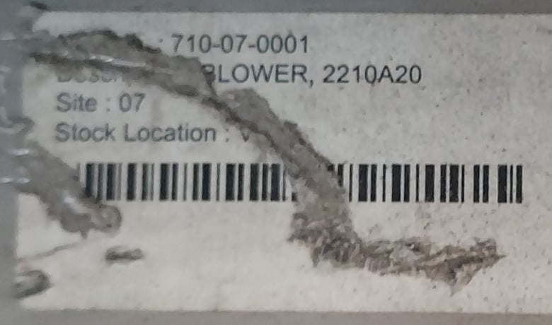 New York Blower size 2210A20, pressure blower wheel, w3heel only, unused surplus - Image 4