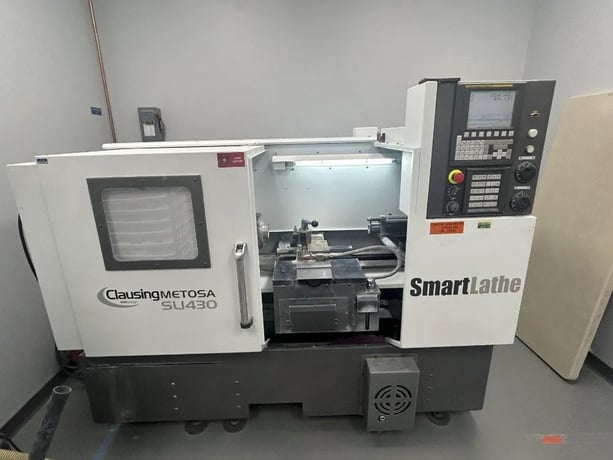 Clausing #SL1430, CNC Lathe, 14" Swing, 2-Axis, 7.4" Turning diameter, 30" Center Distance, 4000 RPM, 10 HP - Image 1