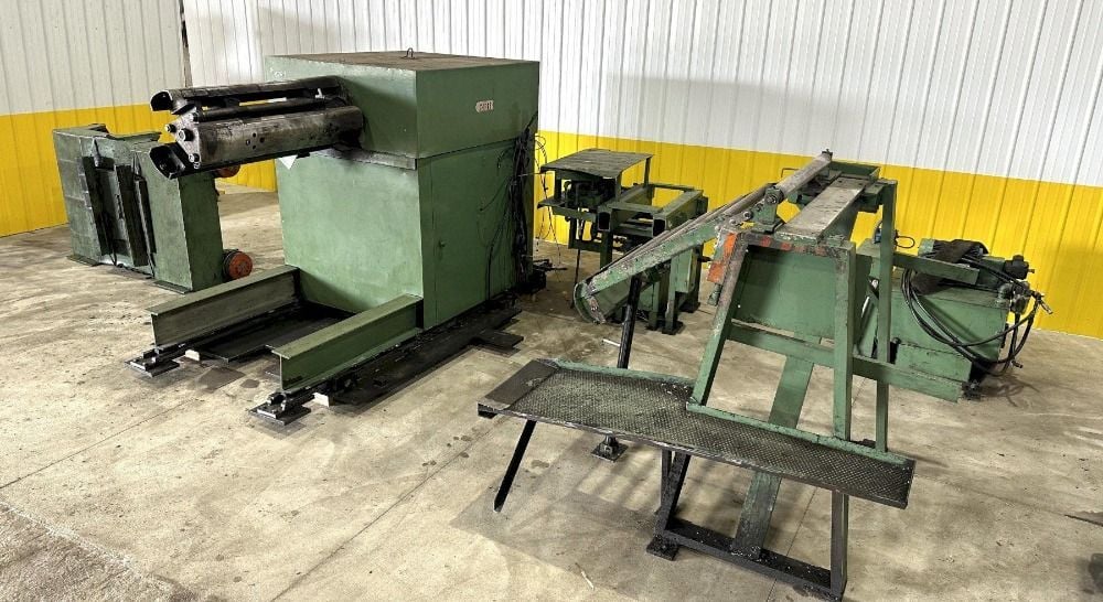 48" RBI #RM48-20S, Automatic Feed Dahlstrom Cut-To-Length line, 20000 lb., 16"-20" Coil I.D., 20" x 24" Coil - Image 2
