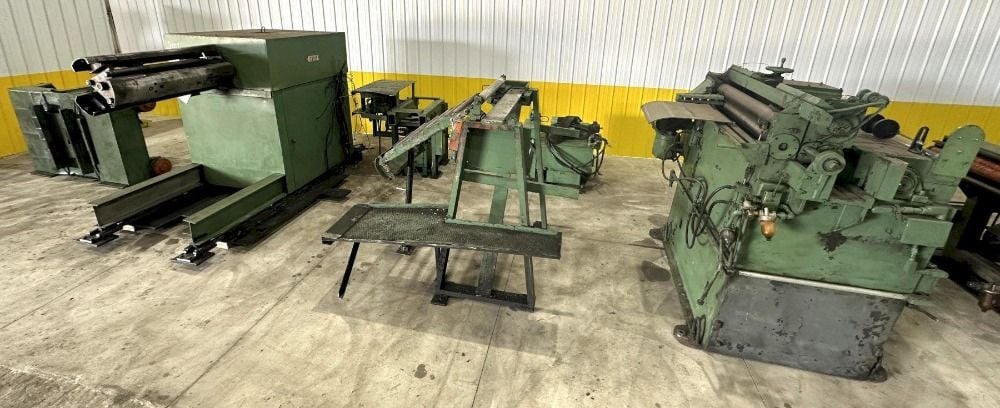 48" RBI #RM48-20S, Automatic Feed Dahlstrom Cut-To-Length line, 20000 lb., 16"-20" Coil I.D., 20" x 24" Coil - Image 4