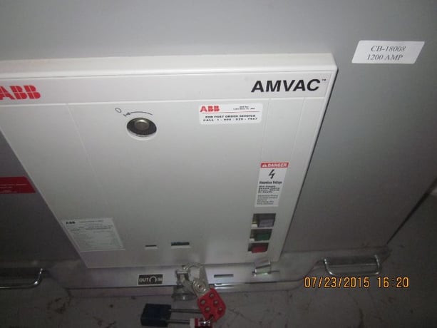 1200 Amp, ABB, AMVAC, 4760 Volts, 2009, ELECTRICALLY OPERATED, UNUSED:1 - Image 1