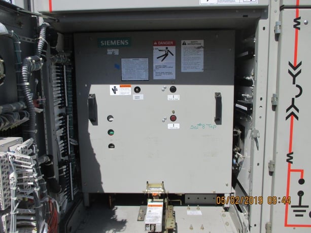 1200 Amp, SIEMENS, 05-GMSG-0063-1200-164, 4760 Volts, 2010, 125 VDC CL/TR/MOT - Image 1