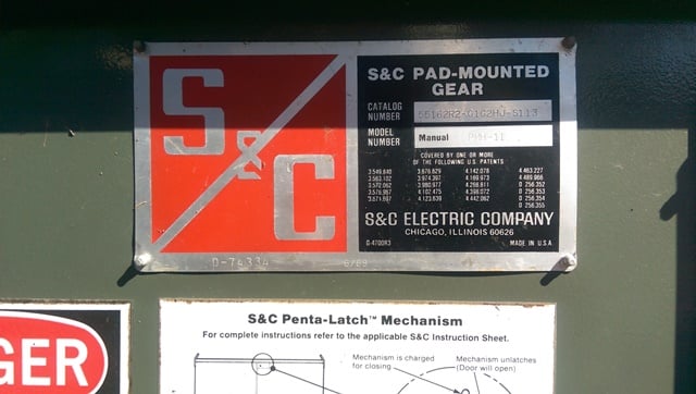 600 Amp, S & C, No. PMH-11, 14400 Volts, MINI-RUPTER SWITCH - Image 2