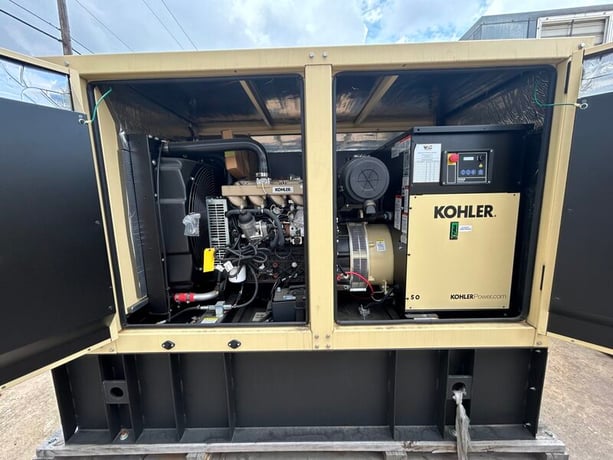 50 KW Kohler #50REOZK, diesel generator set, 120/208 Volts, 3-phase, 86 HP @ 1800 RPM, KDI3404TM engine, Tier - Image 6