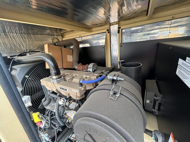 50 KW Kohler #50REOZK, diesel generator set, 120/208 Volts, 3-phase, 86 HP @ 1800 RPM, KDI3404TM engine, Tier - Image 9