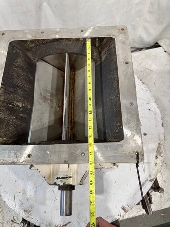 16" x 16" MAC, Stainless rotary airlock, 1-7/8" dia shaft - Image 5