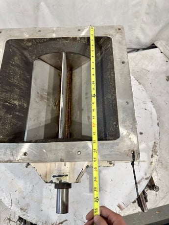 16" x 16" MAC, Stainless rotary airlock, 1-7/8" dia shaft - Image 7