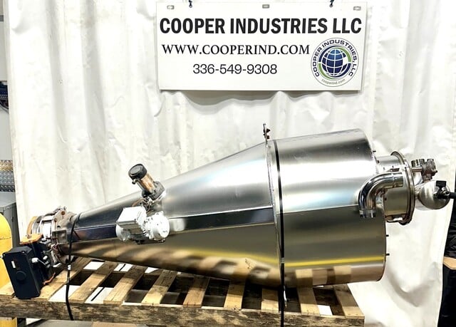 15 cu.ft., Azo, stainless steel powder wei, small pulse jet cartridge bin vent filter - Image 7