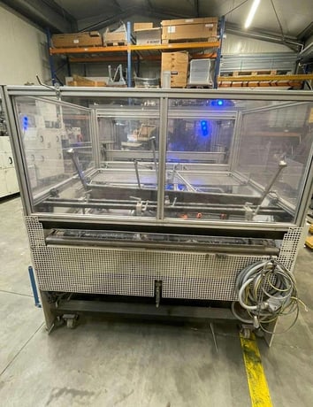 20" Window patching machine for cardboard, Kohmann #F-1100, dual lane, 2015 - Image 6