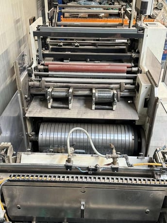 20" Window patching machine for cardboard, Kohmann #F-1100, dual lane, 2015 - Image 9
