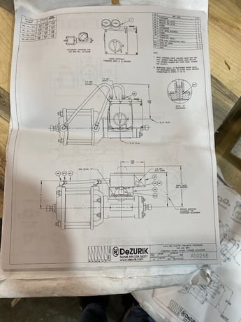 8" Dezurik #VPB size 8, Stainless steel ball valve, 450°F max temp., shaft 2205, seat 317R, new - Image 6