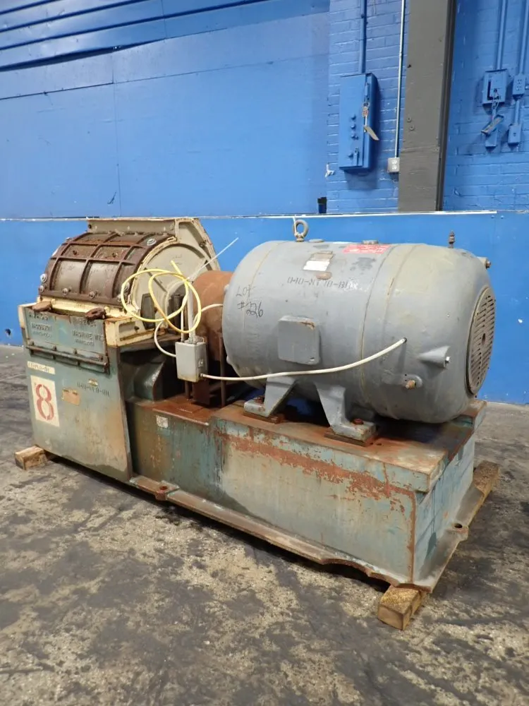 Jacobson #2424, Hammer Mill, Type Ajac, Size 2424, Direct Couple 125 HP Motor, 440 V - Image 1