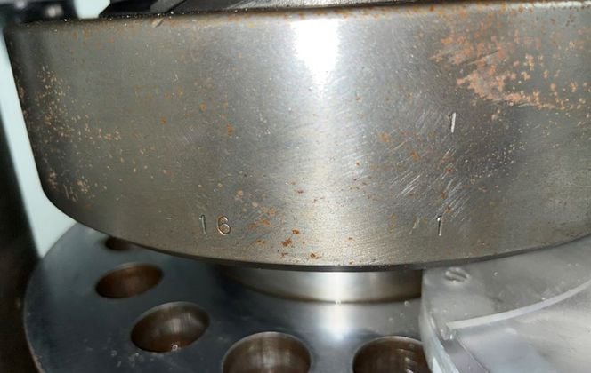 6.5 Ton, Manesty, Tablet Press, 16 Stations, 5/8" tablet diameter, 11/16" Depth of Fill, 90000 Tablets/hr. - Image 8