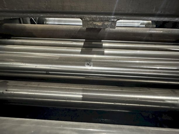 48" x 14" gauge Automatic Feed #13-32-48, Roll Straightener Leveler, 6 Over 7, Exit/Entry Pinch Rolls - Image 2