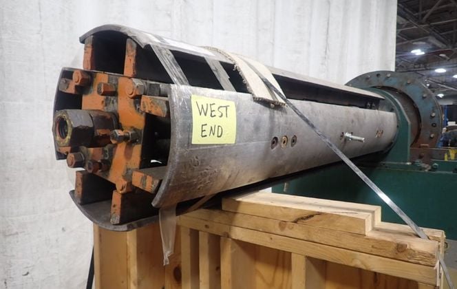 40000 lb. Rowe #40072-DSJ, Coil Reel, 73" wide, 84" outside dimensions - Image 9