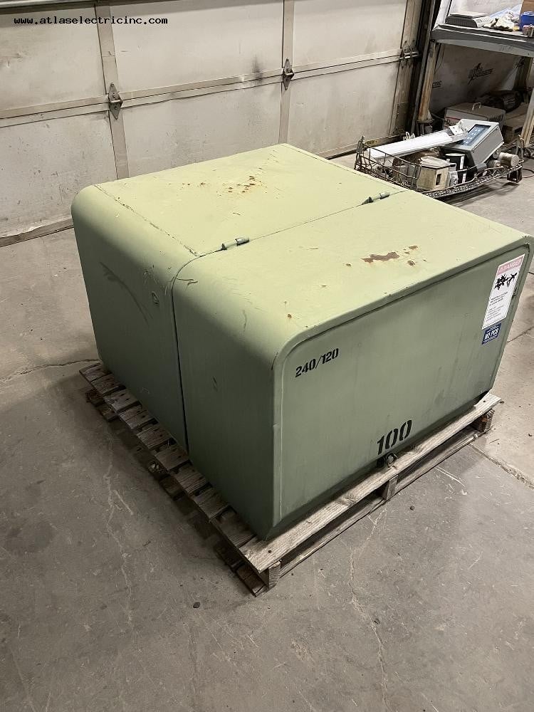 100 KVA 13200Y/7620 Primary, 120/240 Secondary, General Electric, oil filled padmount transformer, 1-phase - Image 2