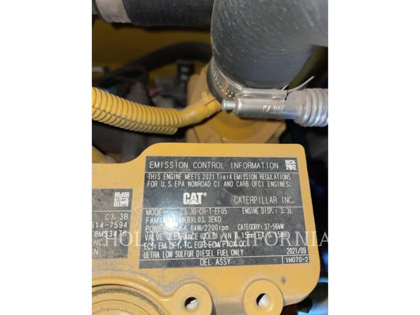 Caterpillar 310, Crawler Excavator, 967 hours, S/N: GWT02084, 2022 - Image 8