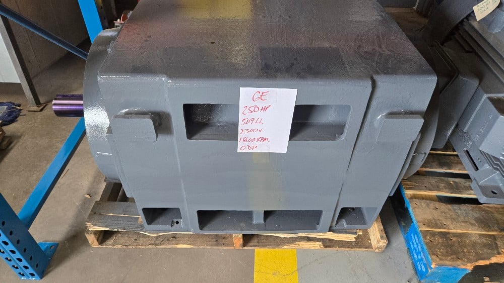 250 HP 1800 RPM General Electric, Frame 509LL, ODP, 2300 Volts - Image 1