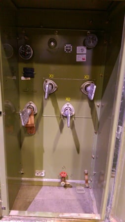 750 kVA, 4160 DELTA Primary, 208/120 WYE Secondary, ABB, Loop Feed, Dead Front Pad-Mount - Image 1
