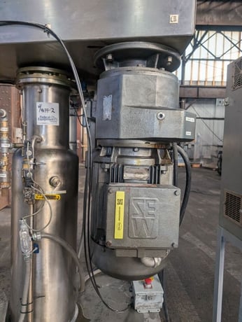 50 gallon Scott Turbon #DAV-50, Planetary Mixer, Stainless Steel, 36 psi @ 210 F Jacket, 20 HP, 1996 - Image 8