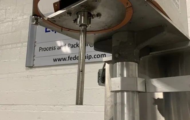 Per-Fil #Micro-SCW, loss in weight powder fill, 1-Head, 10-15 CPM, 96" L Bottle Conveyor, 120 V, 2012 - Image 7