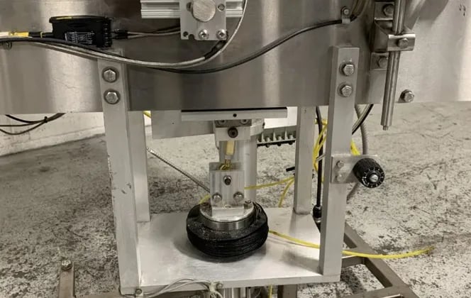 Per-Fil #Micro-SCW, loss in weight powder fill, 1-Head, 10-15 CPM, 96" L Bottle Conveyor, 120 V, 2012 - Image 8
