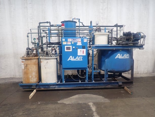 Alar #Flex-O-Star-200, Batch Dewatering Filter System, 3.1 sq.ft. Filter Area, 12" diameter x 12" Face Drum - Image 2