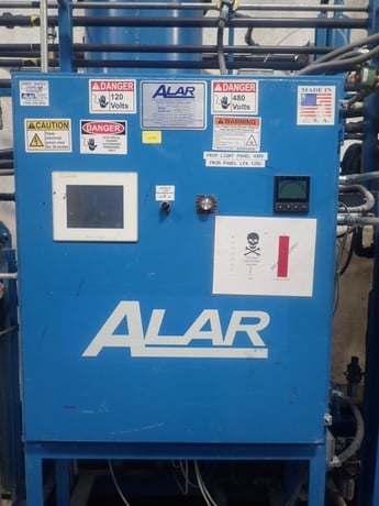 Alar #Flex-O-Star-200, Batch Dewatering Filter System, 3.1 sq.ft. Filter Area, 12" diameter x 12" Face Drum - Image 3