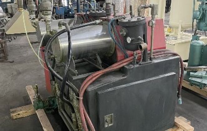 Premier #HM15II, Dual Chamber Media Mill, 15 Liter Dual Jacketed Chambers, 20 HP, 460 V, 1984 - Image 5