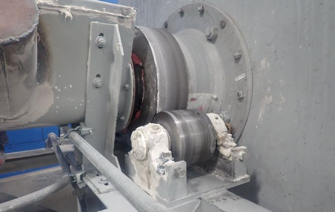 100 cu.ft. Burton #EC30-30, Mixer, carbon steel, 72" diameter x 60" L Drum, 5 HP - Image 10