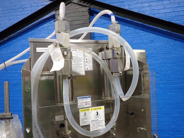 Filamatic #DAB-32-4, Piston Filling Unit, (2) Fill Heads w/Pumps, on stand, 220 V - Image 10