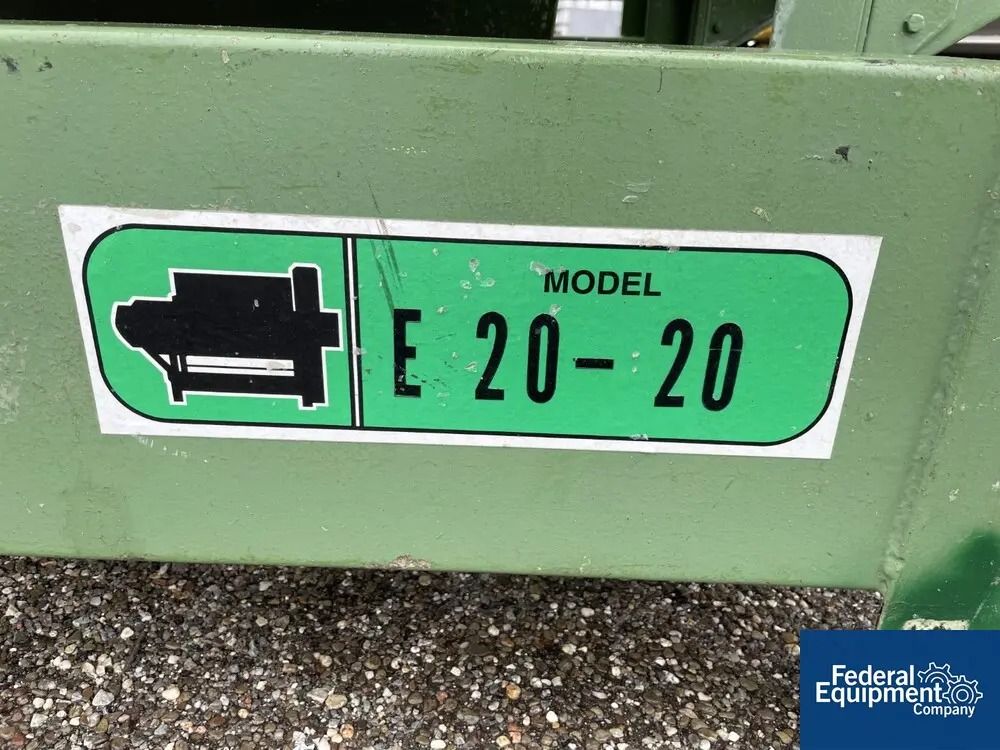 67 cu.ft. Burton #EC20-20, Mixer, carbon steel, 4000 lb. capacity, 58" diameter x 60" L Drum, 7 HP - Image 2