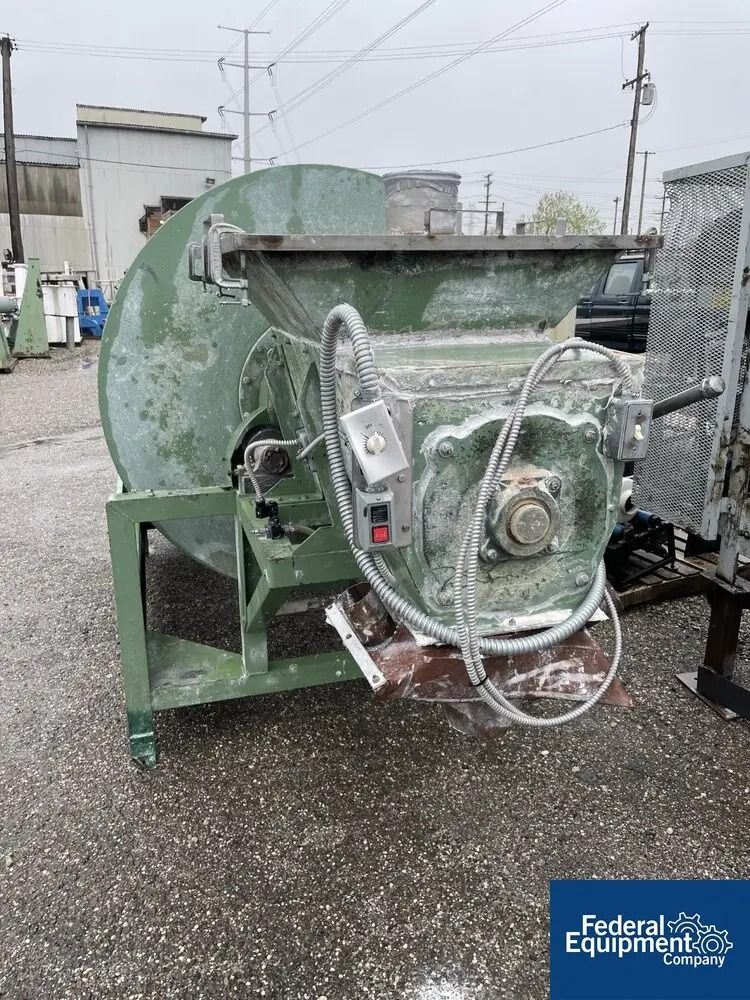 67 cu.ft. Burton #EC20-20, Mixer, carbon steel, 4000 lb. capacity, 58" diameter x 60" L Drum, 7 HP - Image 3
