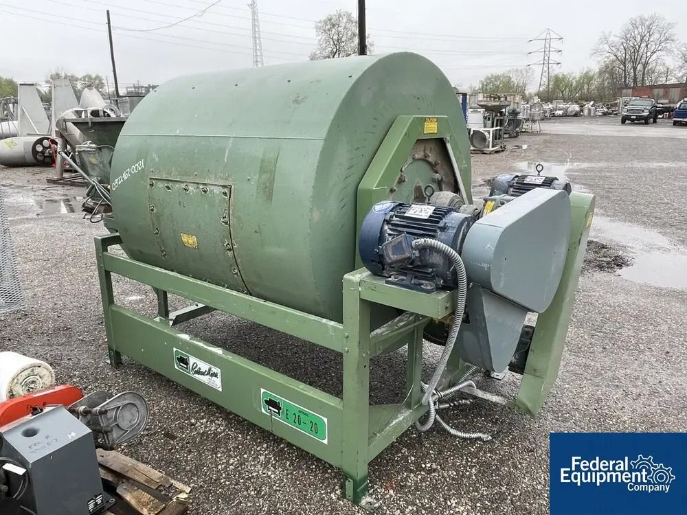 67 cu.ft. Burton #EC20-20, Mixer, carbon steel, 4000 lb. capacity, 58" diameter x 60" L Drum, 7 HP - Image 5