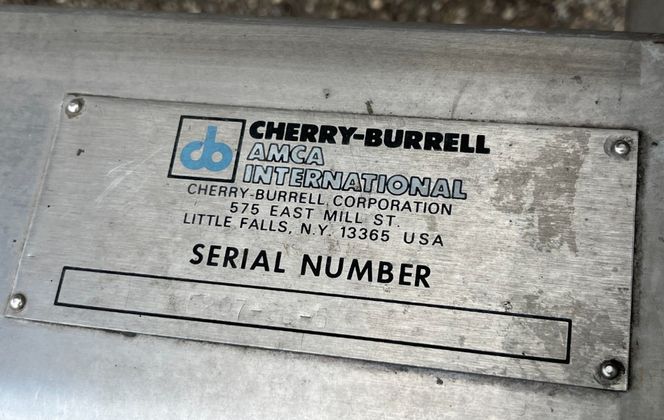 630 gallon Cherry Burrell, Receiver Tank, Stainless Steel, 72" diameter x 30" straight side, 18" Top Manway - Image 7