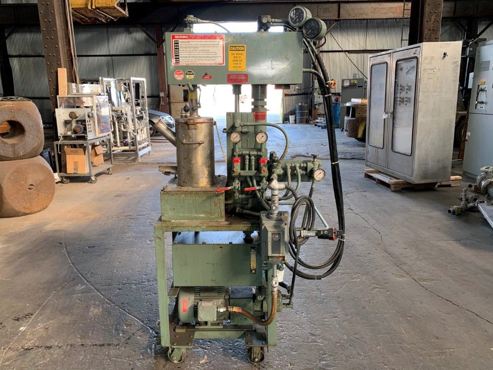 1 gallon Myers #VHC-L550, Dual Shaft Vacuum Mixer, Stainless Steel, 14 psi Jacket, 5 HP, 230/460 V, 1988 - Image 1