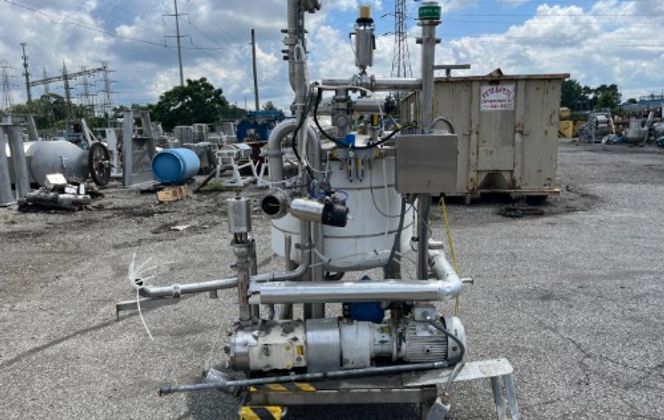 CIP Skid w/ Stainless Steel Tank, 5 HP Circulation Pump, 230/460 V - Image 3