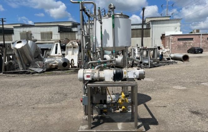 Mixing Pump Skid, Stainless Steel, 5 HP Pump - Image 1