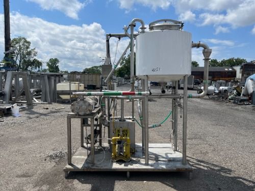 Mixing Pump Skid, Stainless Steel, 5 HP Pump - Image 2